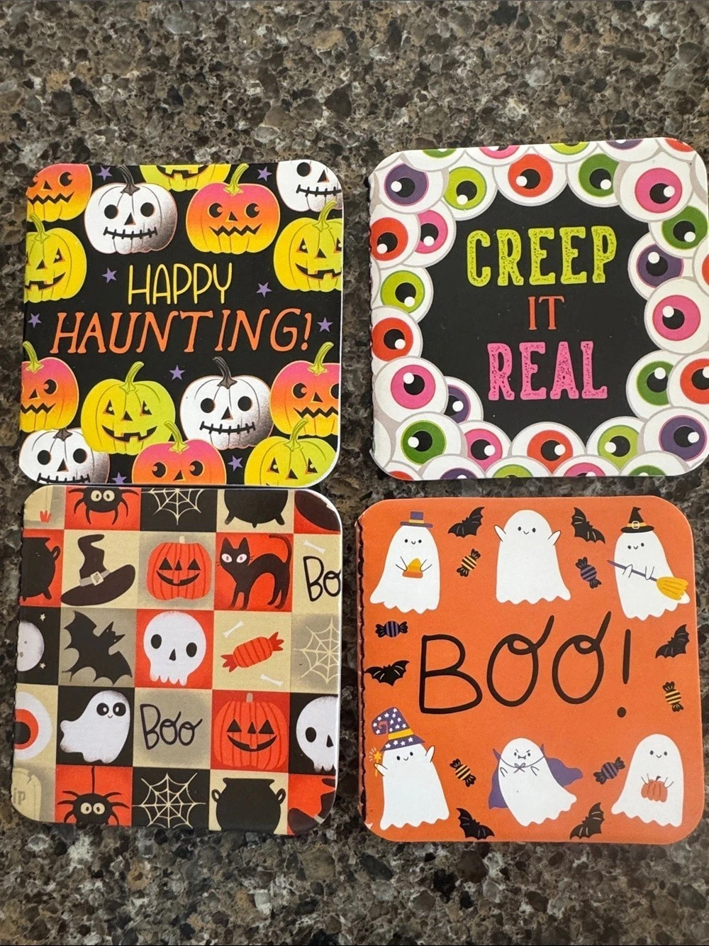 Set of 8 Halloween Trick of Treat Reward Notepads Like New